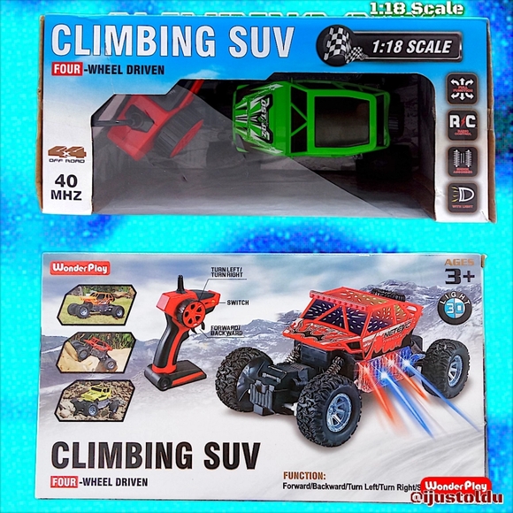 Wonder Play Remote Controlled Climbing SUV with 4WD & 3D Lights | Rechargeable - Picture 9 of 17